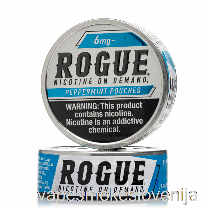 Vape Petrol Rogue Nikotinske Vrečke - Poprova Meta 6 Mg (5 Paketov)